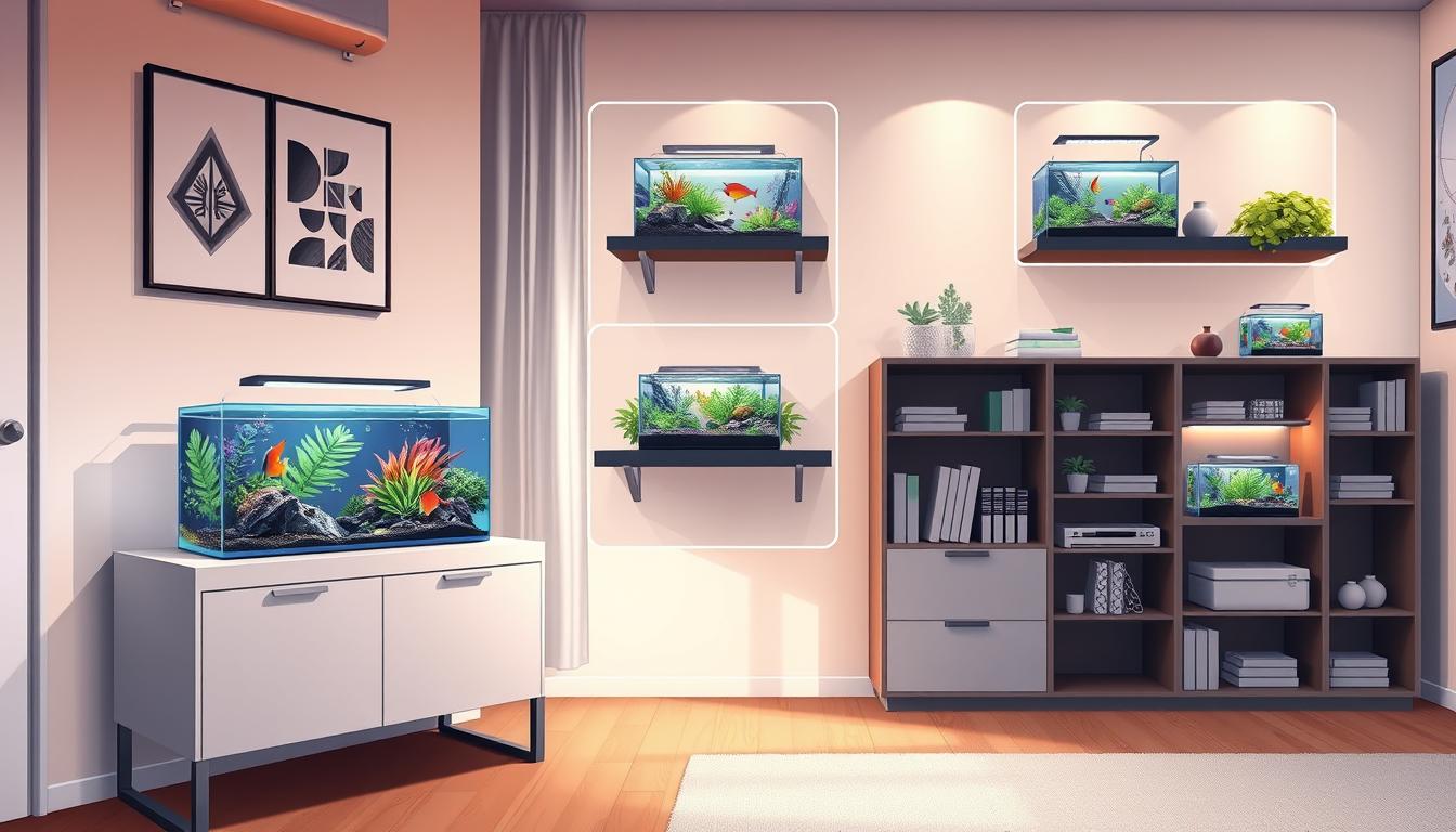 The Best Places to Position a Small Aquarium in a Tiny Apartment