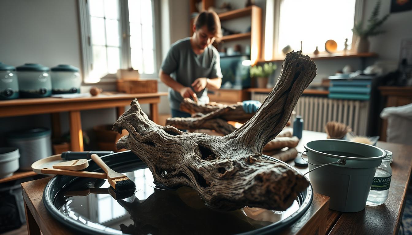 How to Clean and Sink Driftwood Before Adding it to Your Tank