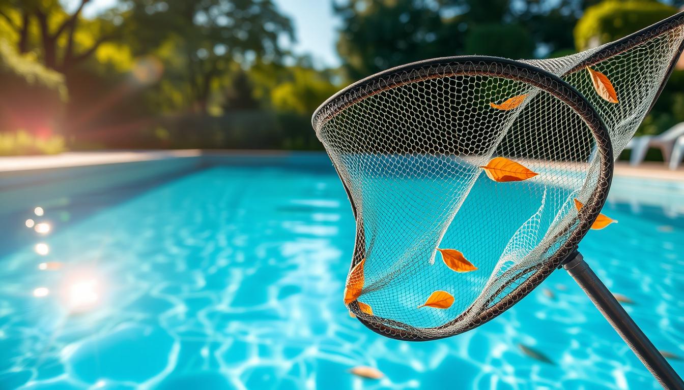 How to Use a Fine Net to Remove Floating Debris and Dead Leaves